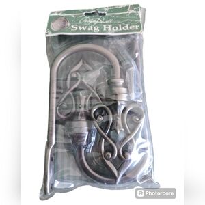 Christopher Lowell Antique silver swag holder. 2 in original package. NWOT